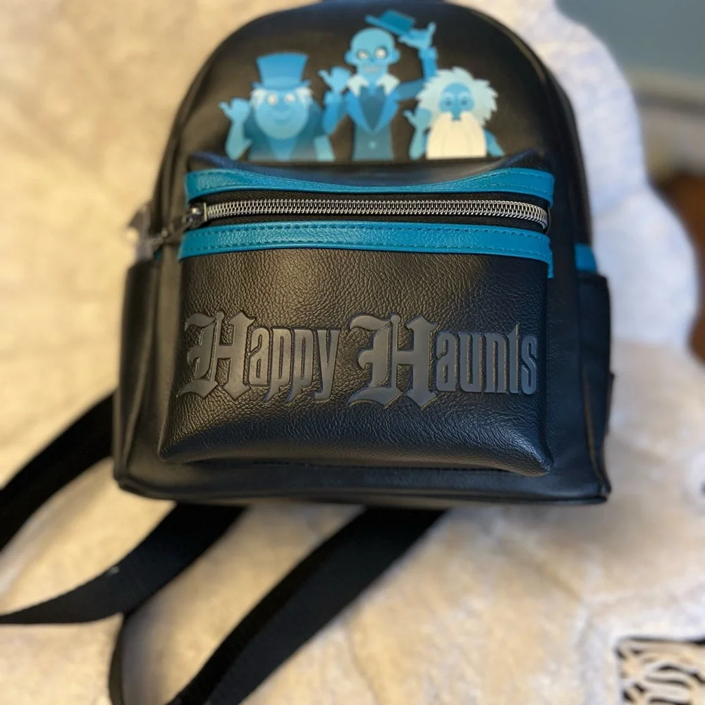 HTF Disney Loungefly Happy Haunts Backpack - Picture 3 of 12